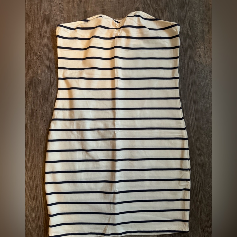 Strapless Garage mini dress